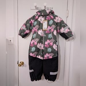 Reima Kurikka Kids Waterproof Snowsuit Thyme Green 3T